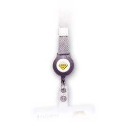 Tour De Cou Pour Badge + Zip Enrouleur - Personnalisé