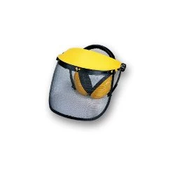 Visière Grillagée Avec écouteurs Antibruit